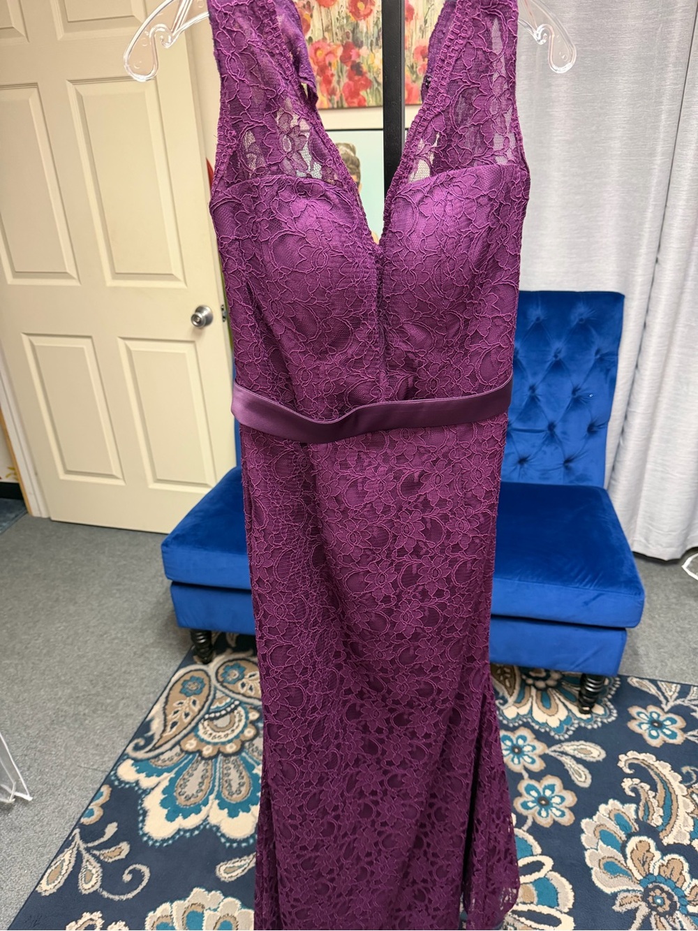Mori Lee Plum Dress – Size 16